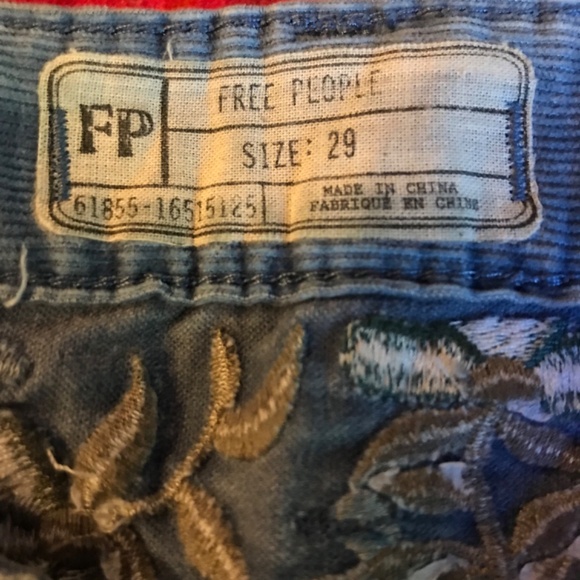 Free People crochets corduroys - Picture 10 of 11